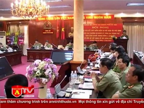 ANTÐ -Ban Thường vụ Đảng ủy CATP HN kiểm điểm phê bình và tự phê bình