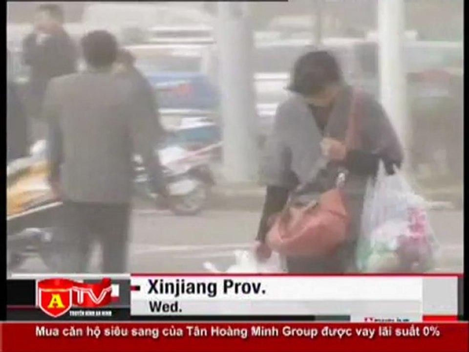 ANTÐ - Bão cát kéo dài tại Trung Quốc