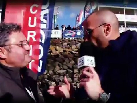 Place to be Vendée Globe Alonzo et Didier Elin directeur de Team Plastique