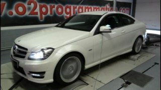 ::: o2programmation ::: reprogrammation moteur Mercedes W204 C 220 2012 cdi 170ch  @ 205ch