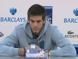 Masters de Londres - Del Potro : “Jouer agressif”