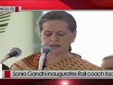 Sonia Gandhi congratulates Railways for timely completion of Raebareli Rail coach Factory