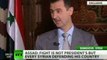 Syria's Assad says no problem between him and Syrian people