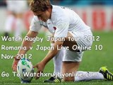 Romania vs Japan Live Online Japan Tour 10 Nov 2012