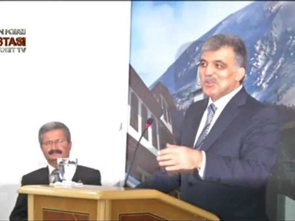 Gül; “Türkiye Herşeyin Konuşulabildiği Bir Ülke”