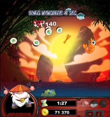 Jeu Gratuit Aïki Sushi - Mini jeu Flash Ludokado