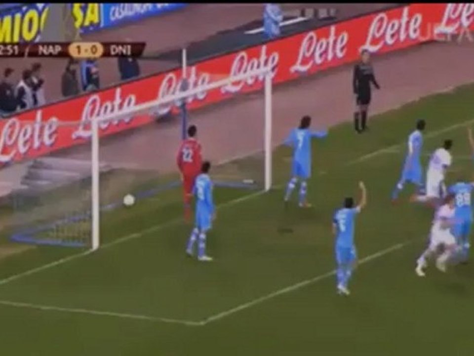 Napoli 4–2 Dnipro [ UEFA Europa League 2012] 8/11/12
