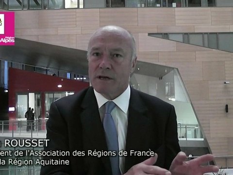 8e Congrès ARF - Itw d'Alain ROUSSET sur la Décentralisation