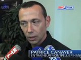 Patrice Canayer, satisfait du travail fait à l'entraînement