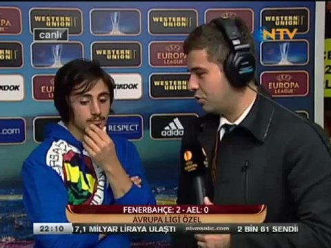 8 Kasım 2012 Fenerbahçe AEL Limassol Maçı Sonrası Recep Niyaz Röportajı