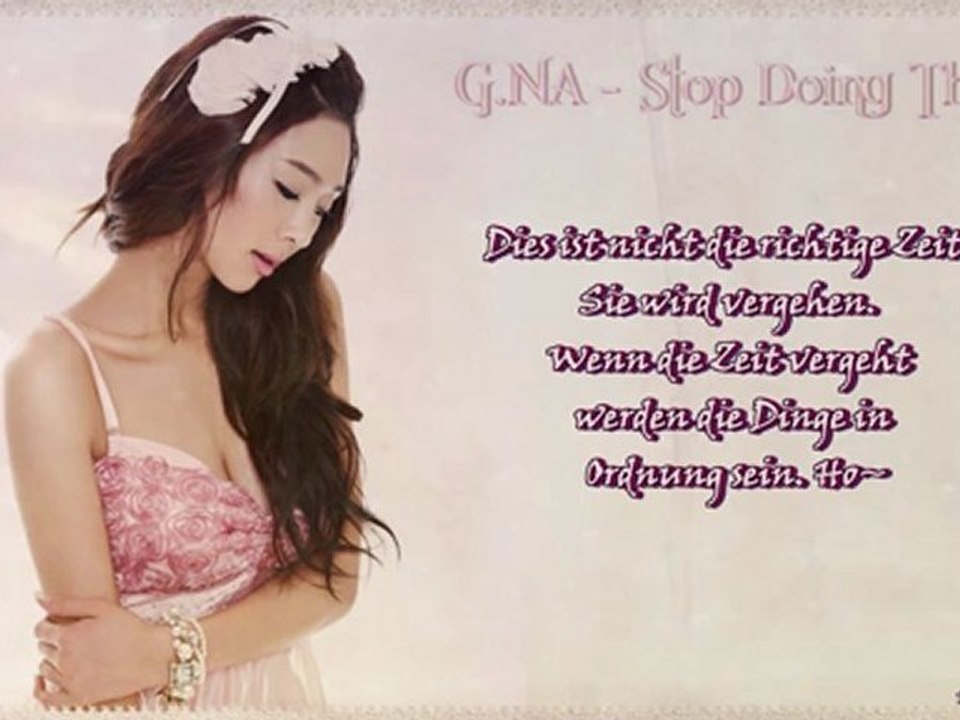 G.NA - Stop Doing That k-pop [german sub]