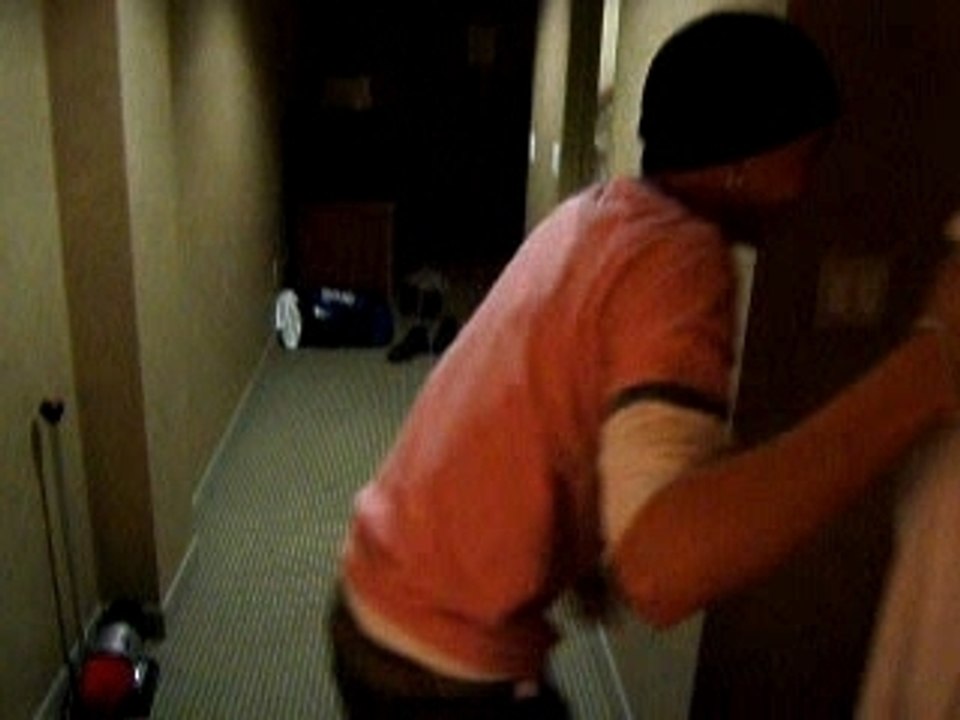 He loses towel