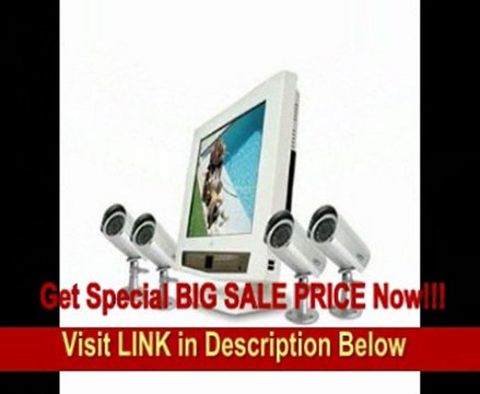 SPECIAL DISCOUNT SVAT CLEARVU9 4-Channel Video Surveillance System - 4 x Camera, Digital Video Recorder, Monitor - 17 Active Matrix TFT Color LCD - MPEG-4 Formats - 320GB Hard Drive