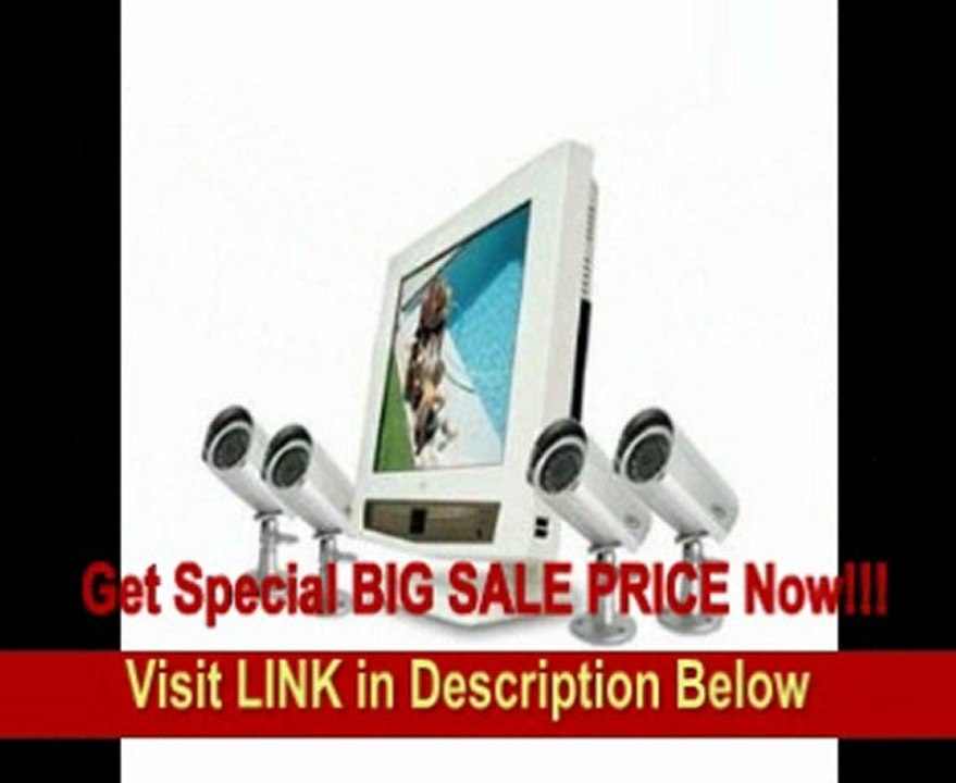 BEST PRICE SVAT CLEARVU9 4-Channel Video Surveillance System - 4 x Camera, Digital Video Recorder, Monitor - 17 Active Matrix TFT Color LCD - MPEG-4 Formats - 320GB Hard Drive