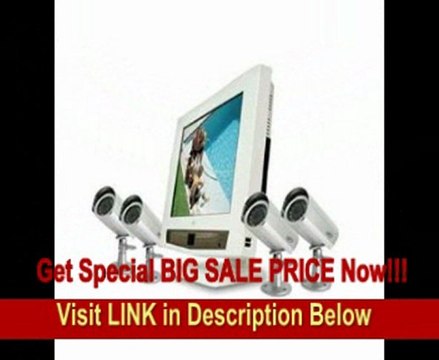 BEST PRICE SVAT CLEARVU9 4-Channel Video Surveillance System - 4 x Camera, Digital Video Recorder, Monitor - 17 Active Matrix TFT Color LCD - MPEG-4 Formats - 320GB Hard Drive