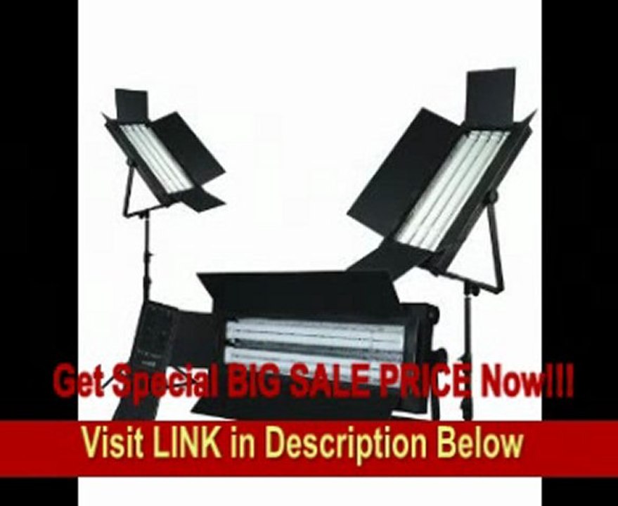 FloLight FL-220AWD Fluorescent Lighting Kit with 3 Fixture, Daylight 5400K Lamps, 8 feet Light Stands, Vertical and Horizontal Mounting Yokes REVIEW