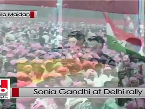Sonia Gandhi in Delhi: Congress led UPA Govt. is concerned about the poor