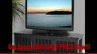 SPECIAL DISCOUNT Premium 62 TV Stand (Black Oak) (18.75H x 62.25W x 22D)