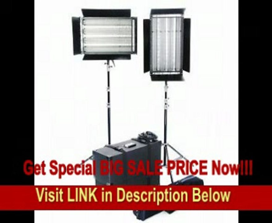 ALZO Dimmable Video Pan-L-Lite 2 Light Quad Kit w/cases REVIEW