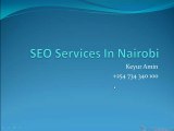 SEO Services In Nairobi - Best SEO Services In Nairobi