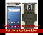 White & Titanium Color Hybrid 2 in 1 Gel Rubber Skin Cover and Molded Premium Hard Plastic Case for Samsung Infuse 4G FOR SALE