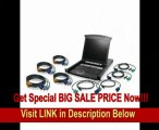 BEST PRICE IOGEAR 8-Port Integrated KVM Console with 17 Inch TFT LCD Active Matrix Monitor, Keyboard and Touchpad with KVM Cables GCL1808KIT (Black)