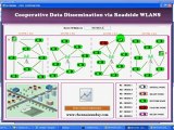 Cooperative Data Dissemination Via Roadside WLANs