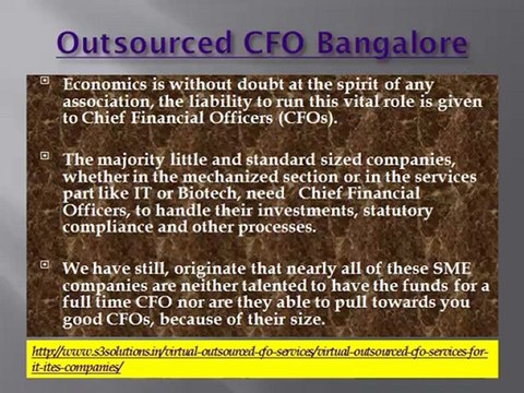 Bangalore CFO Services, Bangalore Outsourced CFO Services - s3solutions