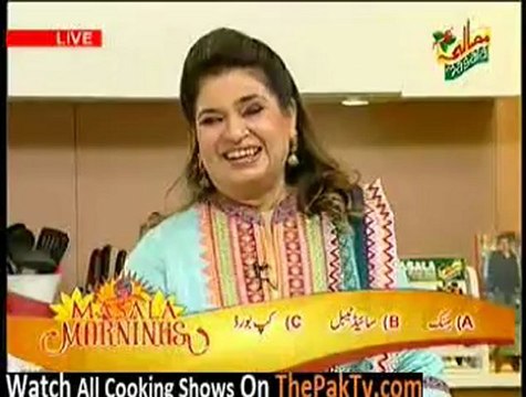Masala Mornings with Shireen Anwar - 13th November 2012 - Part 2