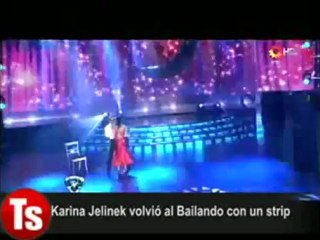 Minutouno.com: Karina Jelinek, striptease y topless en Bailando