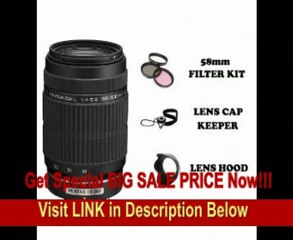 BEST BUY Pentax SMCP-DAL 55-300mm f/4-5.8 ED Lens with SSE Deluxe 58mm Lens Accessory Package.