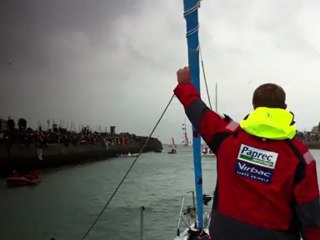 Traversée du chenal à bord de Virbac-Paprec 3