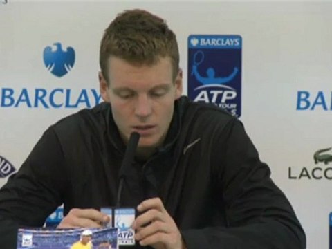 ATP London: Berdych: To nie był mój czas