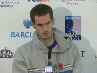 Masters de Londres - Murray : "Concentré sur la victoire"