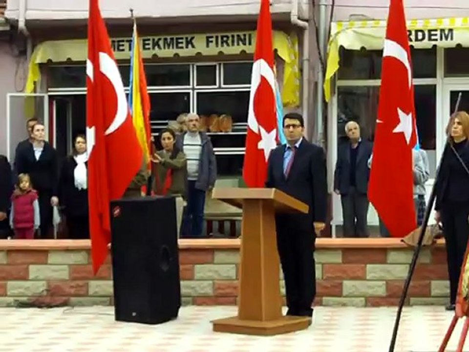 10 Kasım 2012 Meriç İlçesi Atatürk'ü Anma Töreni