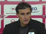 DFCO 2-1 Nîmes, Olivier dall'Oglio en conférence d'après-match (L2, J14, 09/11/12)