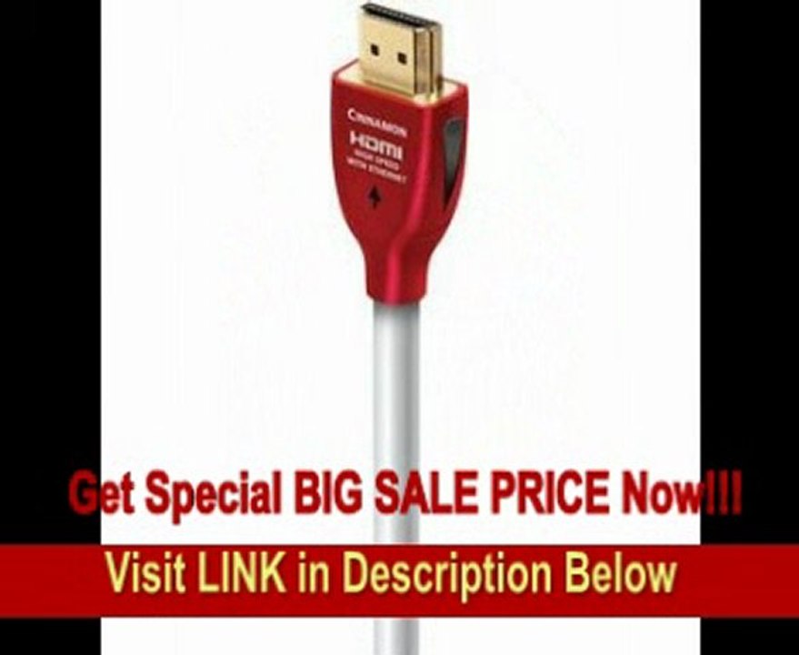 BEST BUY AudioQuest Cinnamon 16m (52.49 ft.) White HDMI Cable PVC Jacket
