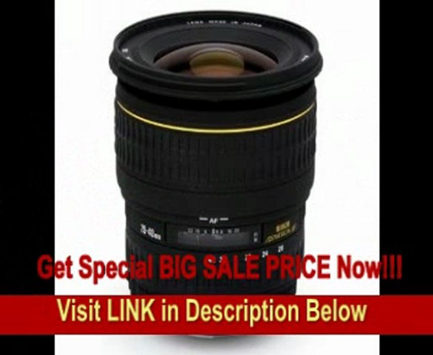 BEST BUY Sigma 20-40mm f/2.8 EX DG Aspherical Wide Angle Zoom Lens for Canon SLR Cameras