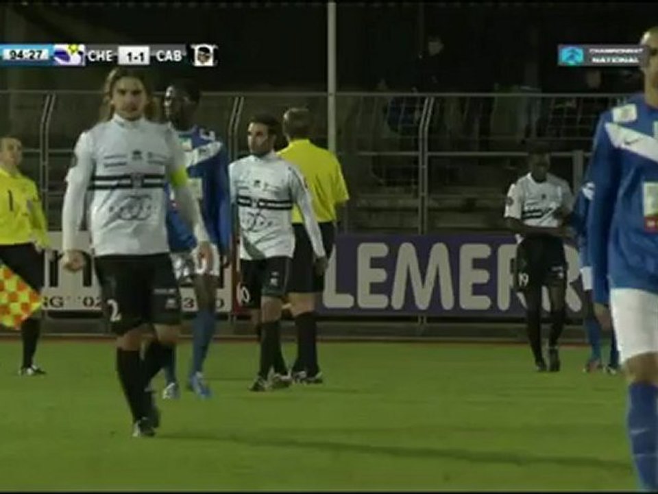 Résumé de AS Cherbourg - CA Bastia (09/11/2012)