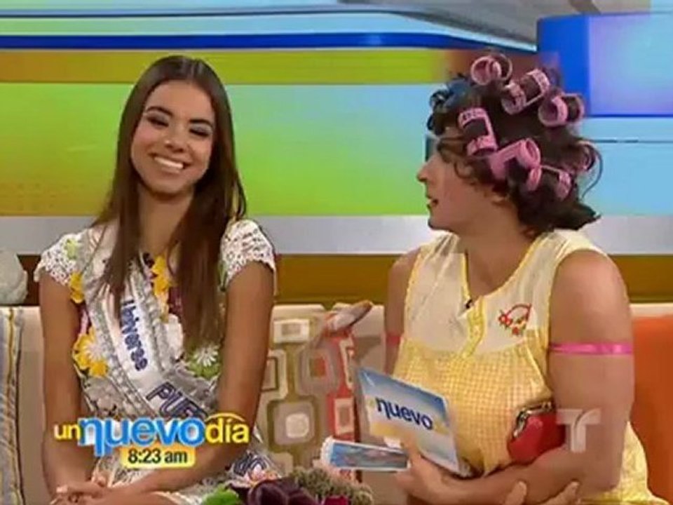 Bodine Koehler Miss Puerto Rico  2012 en Un Nuevo Dia (2)