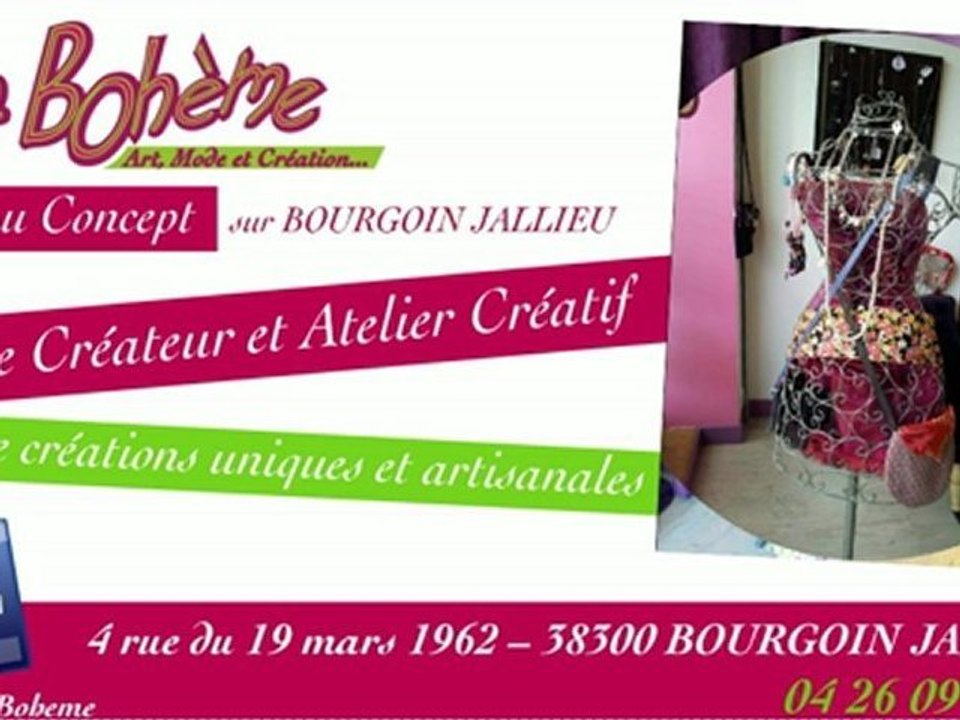 BOUTIQUE MA BOHEME BOURGOIN JALLIEU SUR MADE IN TV