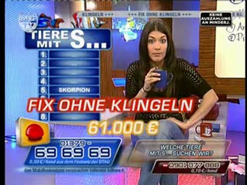 Maura und Mala bei der Streifenskunk-Suche VIVA 19.05.08