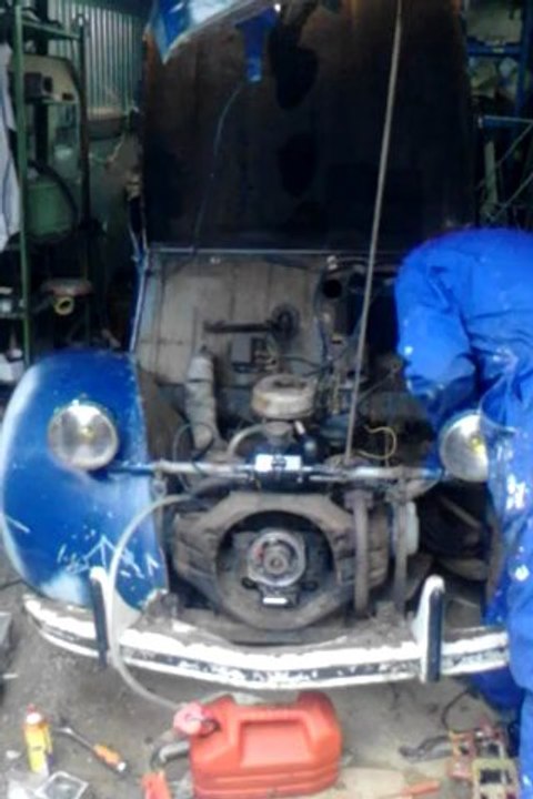 Demarrage de ma 2cv AZ de 1962