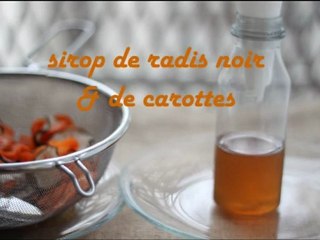 Sirop de radis noir et de carottes