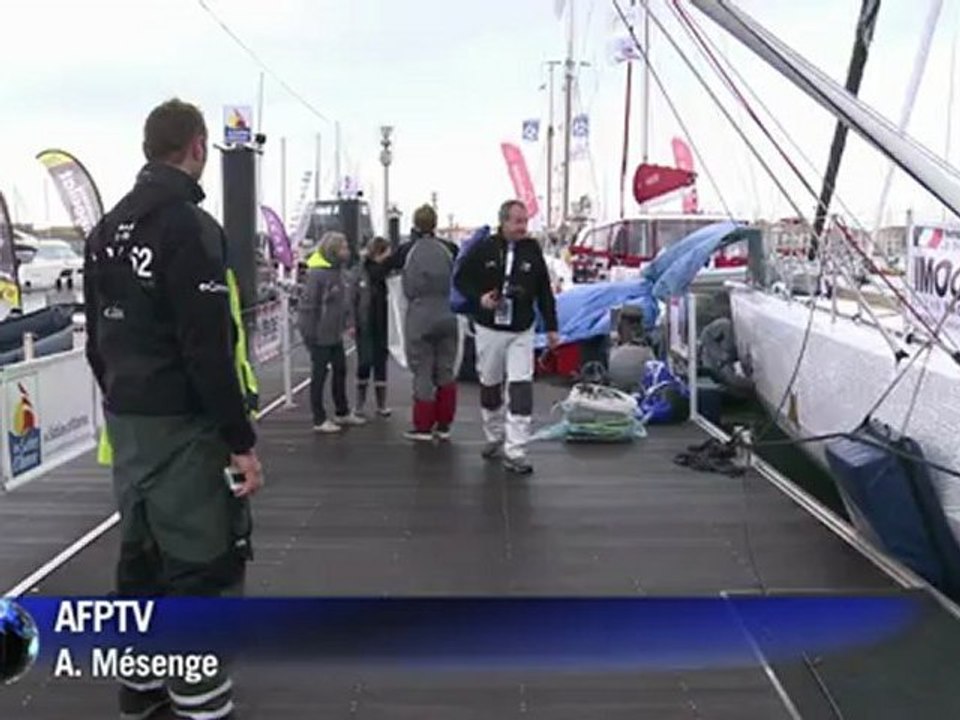 Vendée Globe: Bertrand de Broc rentre au ponton