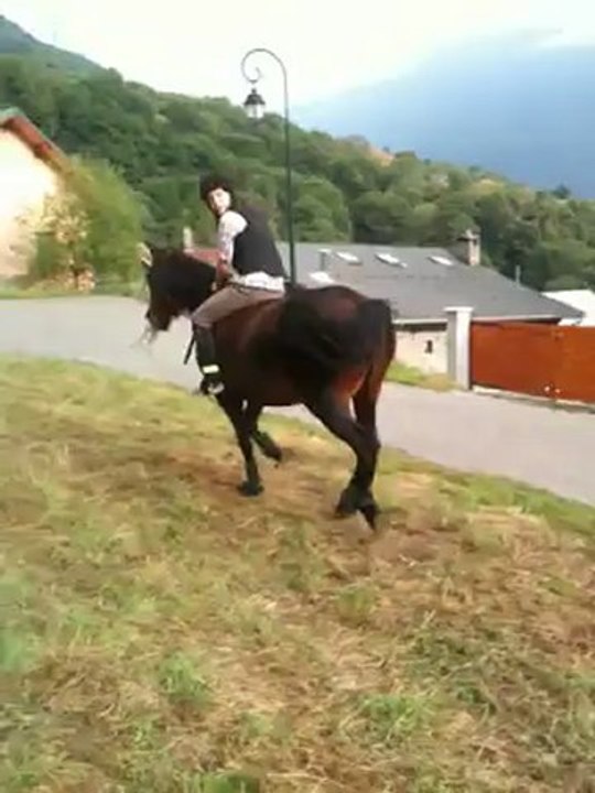 Gros saut avec mon cheval ! 85cm