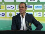 Conférence de presse FC Nantes - Châteauroux : Michel DER ZAKARIAN (FCN) - Didier THOLOT (LBC)