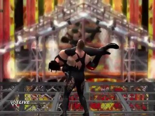 NEW WWE '13 Gameplay - Undertaker vs Kane Hell In A Cell