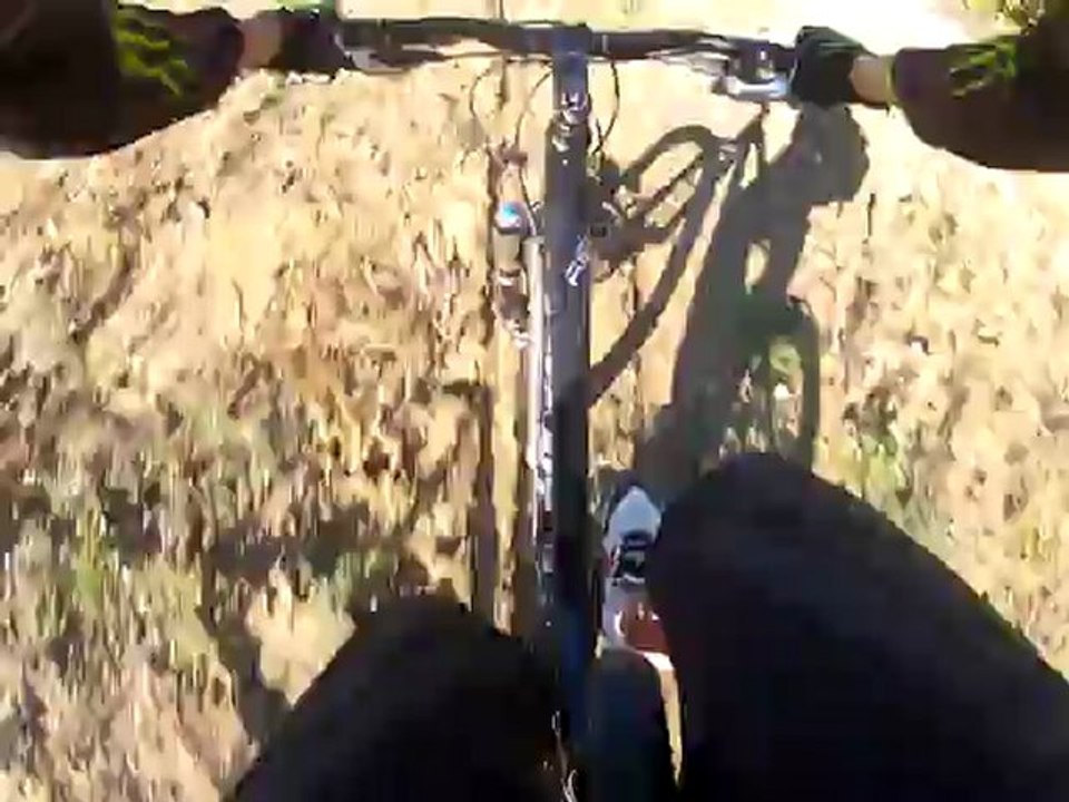 GO PRO vtt  déscente de la ''cochone ''