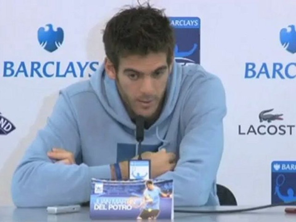 London: Del Potro: 'Drei große Namen und ein großer Kerl'